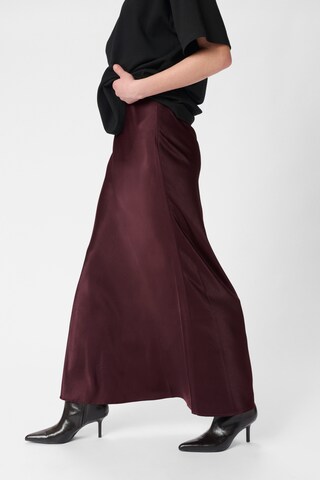 My Essential Wardrobe Kjol 'Estelle' i brun: framsida