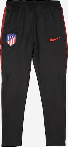 NIKE Regular Sports trousers in Black: front