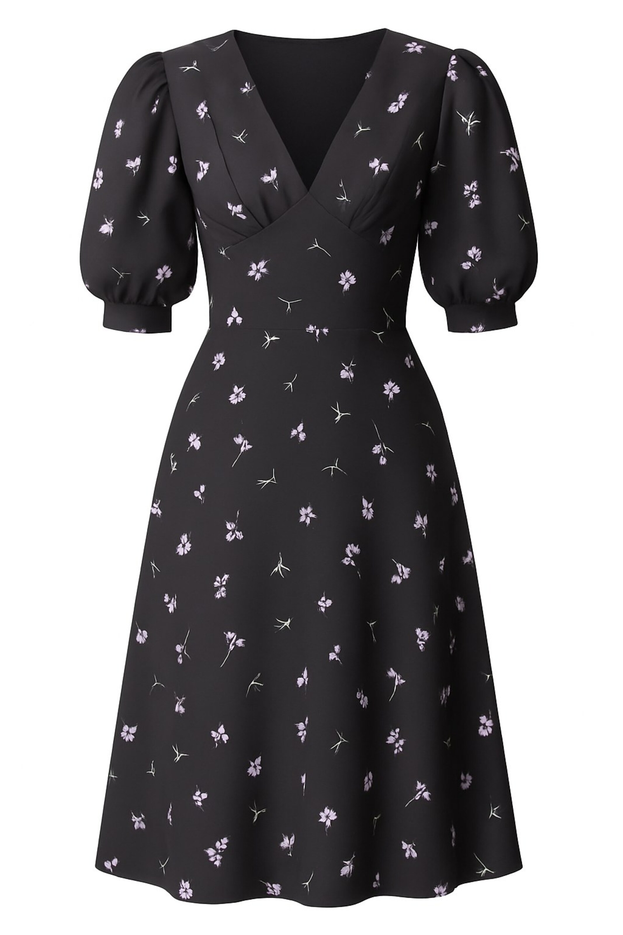 WOMAN VISION Shirt dress in Black: front