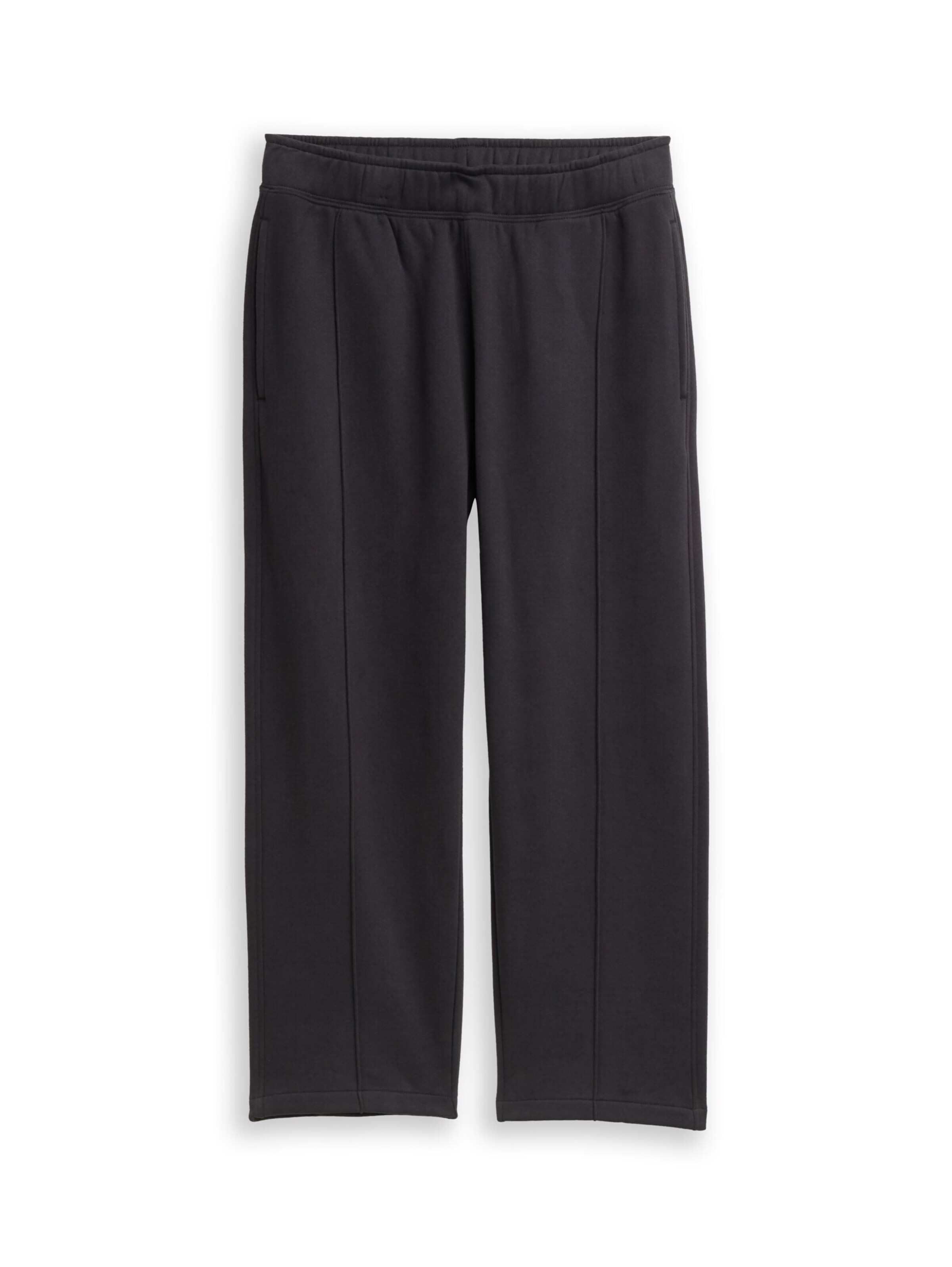 TOM TAILOR Loose fit Athletic Pants in Black: front