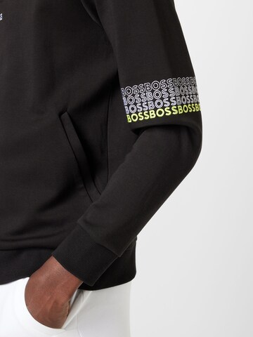 BOSSSweater majica - crna boja