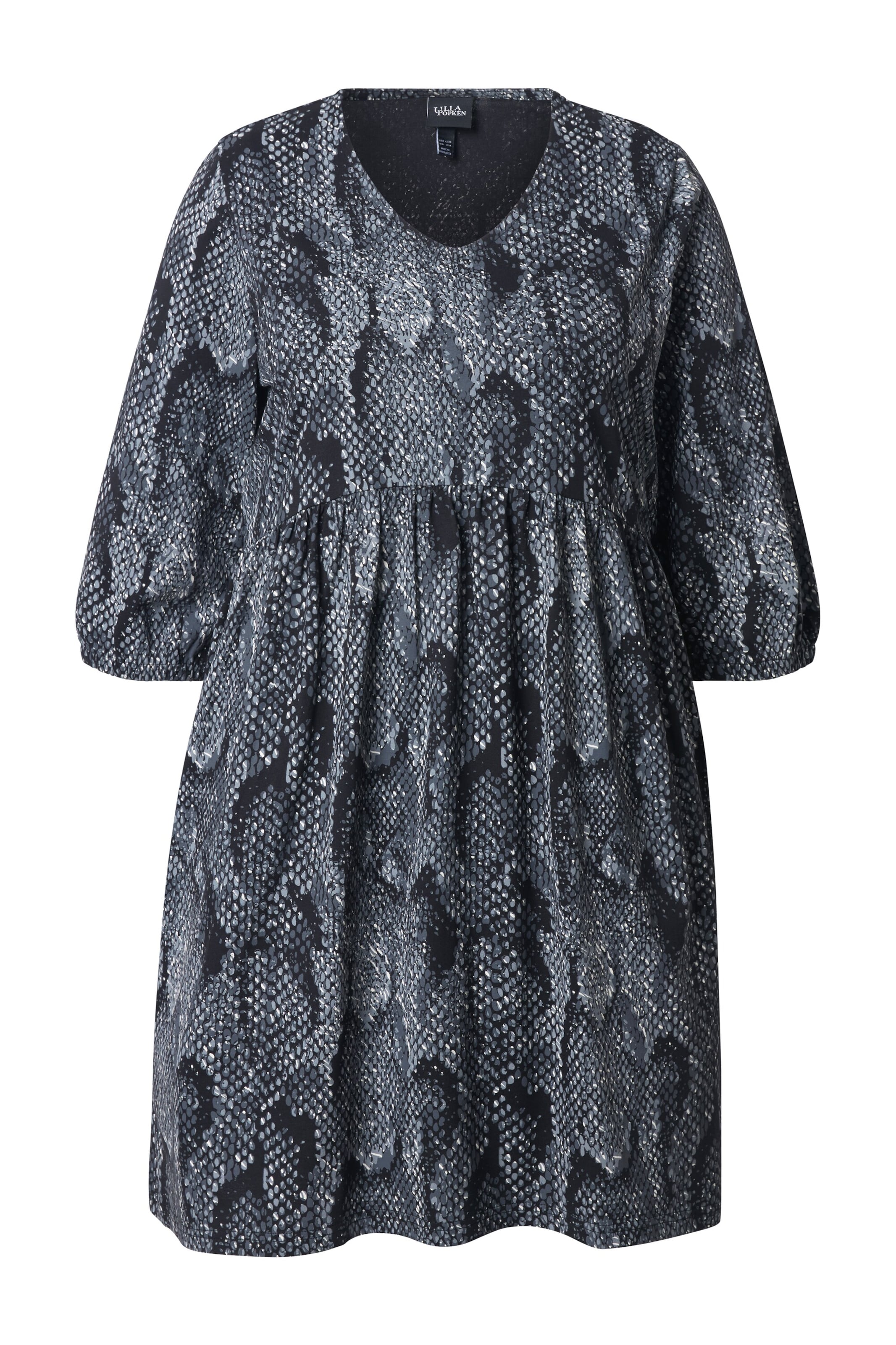 Ulla Popken Jurk in Grijs: voorkant