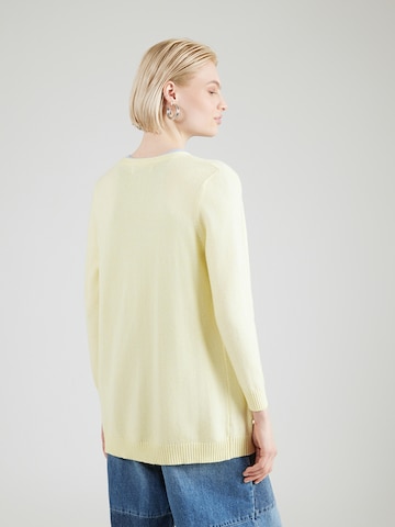 ONLY Gebreid vest 'ONLLESLY' in Geel