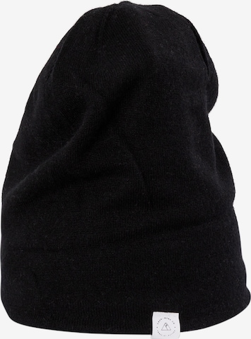Bonnet CASH-MERE.CH en noir : devant