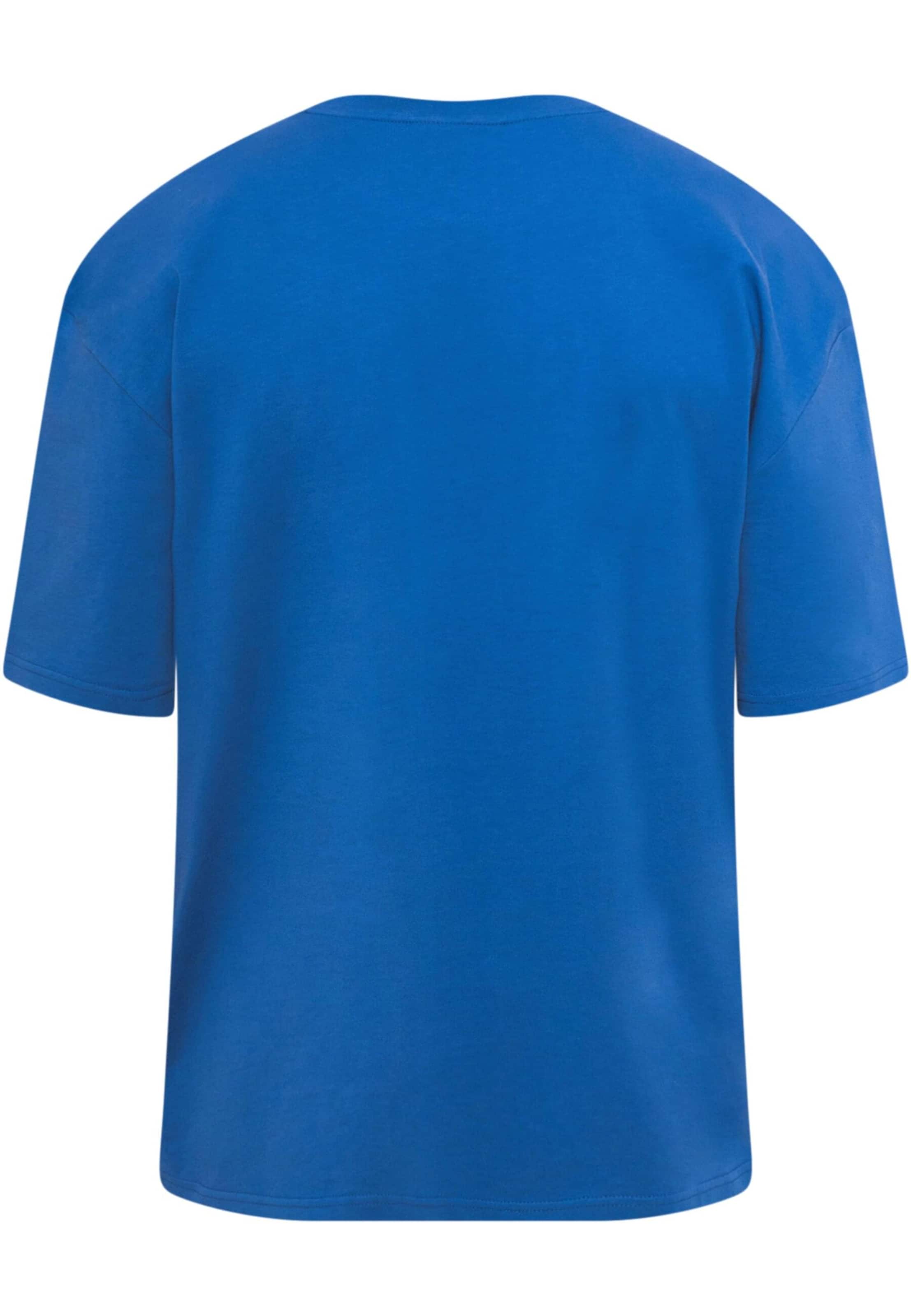T-Shirt 'Heavy Embo' Dropsize en bleu
