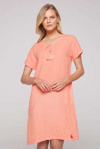 Soccx Summer Dress in Orange: front