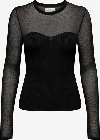 ONLY - Camiseta 'FOX' en negro: frente