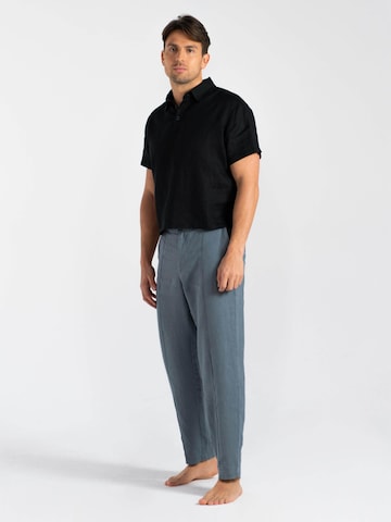 Regular Pantalon 'Linen Home Office Trousers Unisex' HACOY en gris