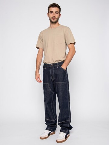Baggy Jeans '568 Loose Straight Double Knee Mornin Classical Dark Indigo' di LEVI'S ® in blu: frontale
