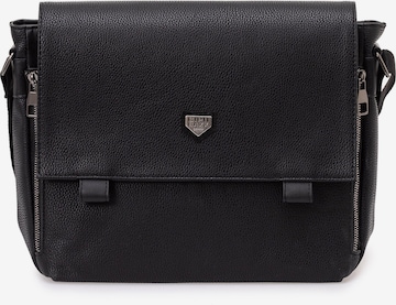 CIPO & BAXX Crossbody Bag in Black: front