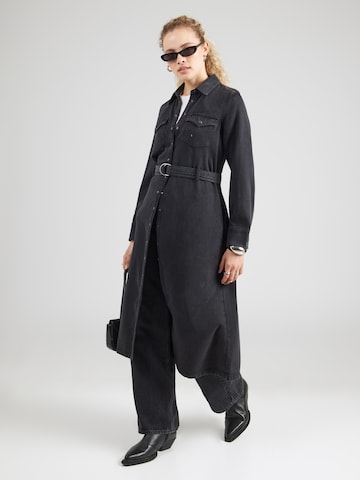 LEVI'S ® Puseromekko 'Quincey Long Sleeve Maxi Dress' värissä musta