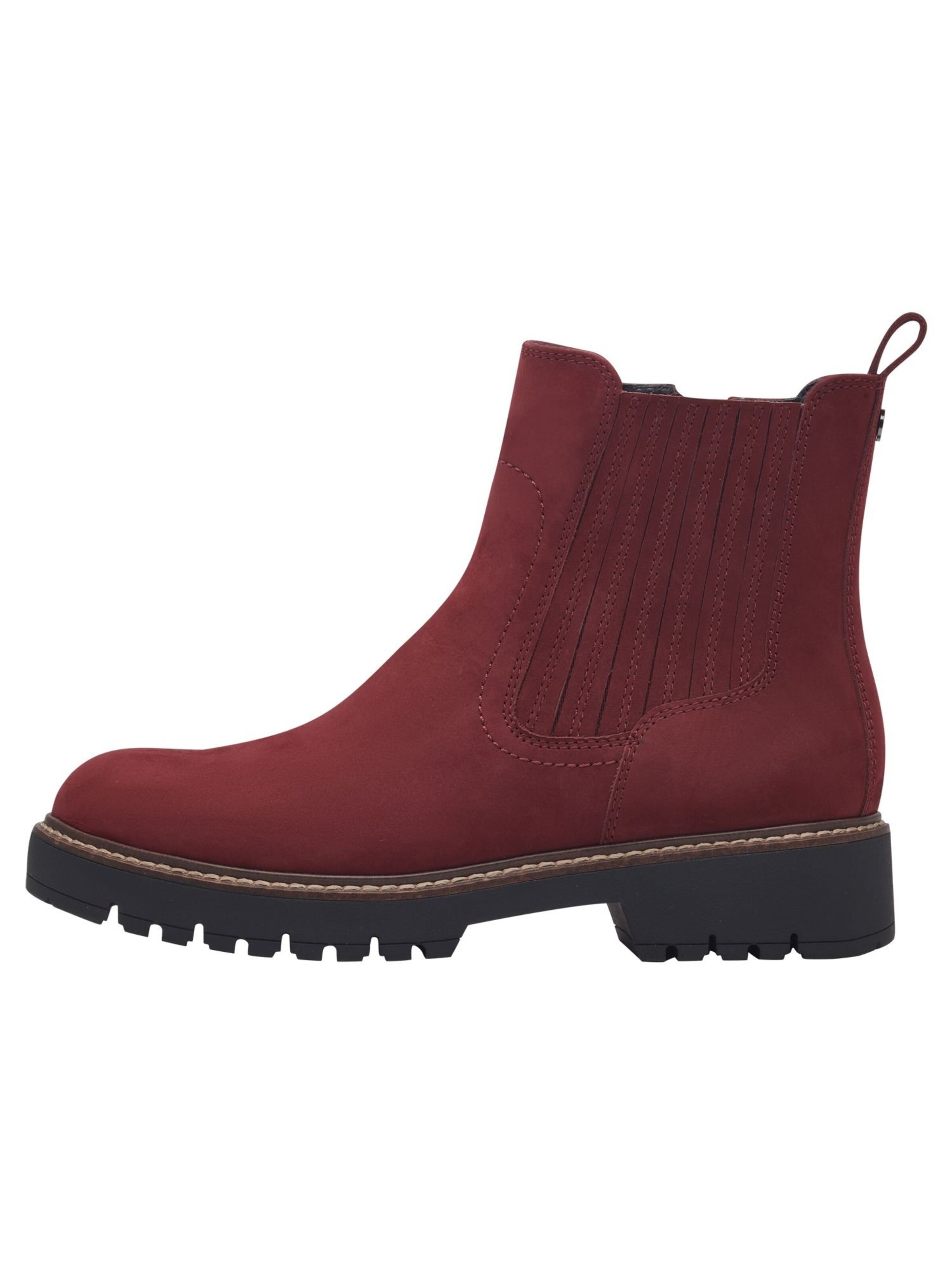 Bottines Tamaris en rouge