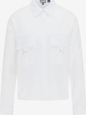 DreiMaster Vintage Blouse in White: front