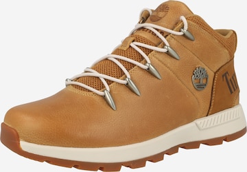 ruda TIMBERLAND Auliniai batai su raišteliais 'Sprint Trekker': priekis