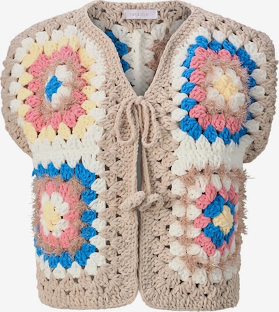 Rich & Royal Pletená vesta - béžová / modrá / světle žlutá / růžová, Produkt