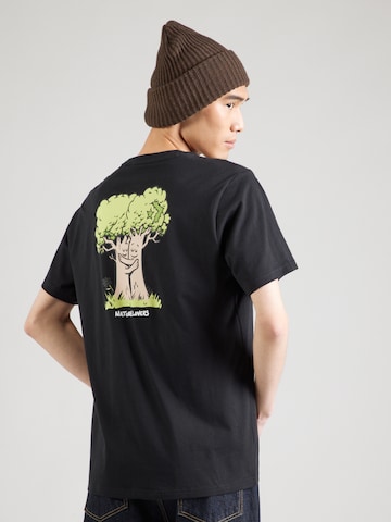 T-Shirt 'NATURE LOVERS' CONVERSE en noir : devant