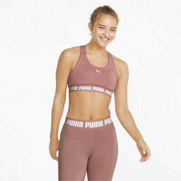 Bustier Soutien-gorge de sport 'Feel It' PUMA en rose : devant