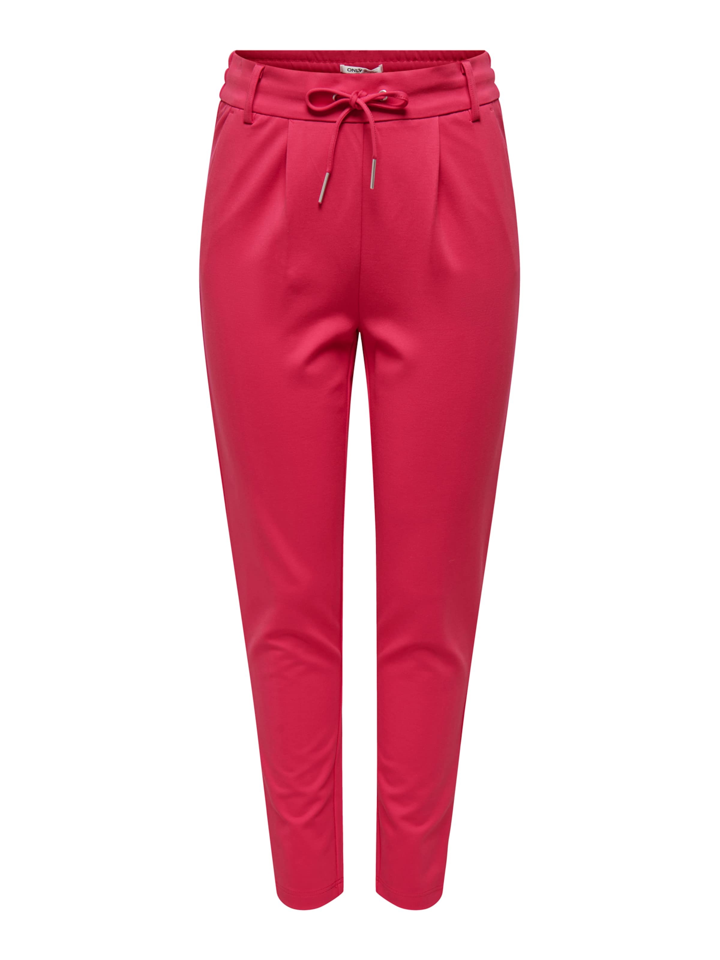 Only Petite Slimfit Bandplooibroek 'ONLPOPTRASH' in Rood: voorkant