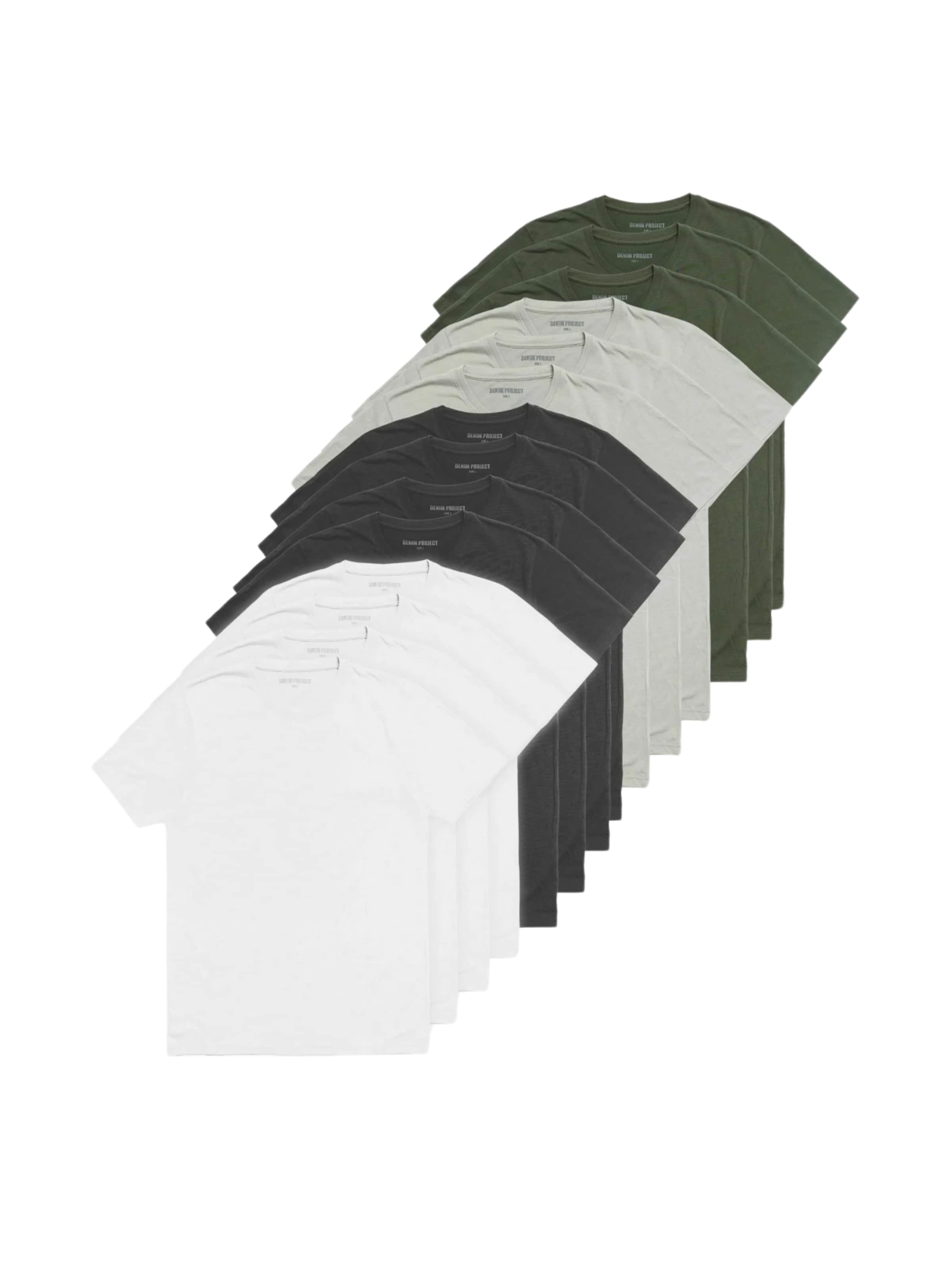 Denim Project Klasický střih Košile ' 14 Pack ' – mix barev: přední strana