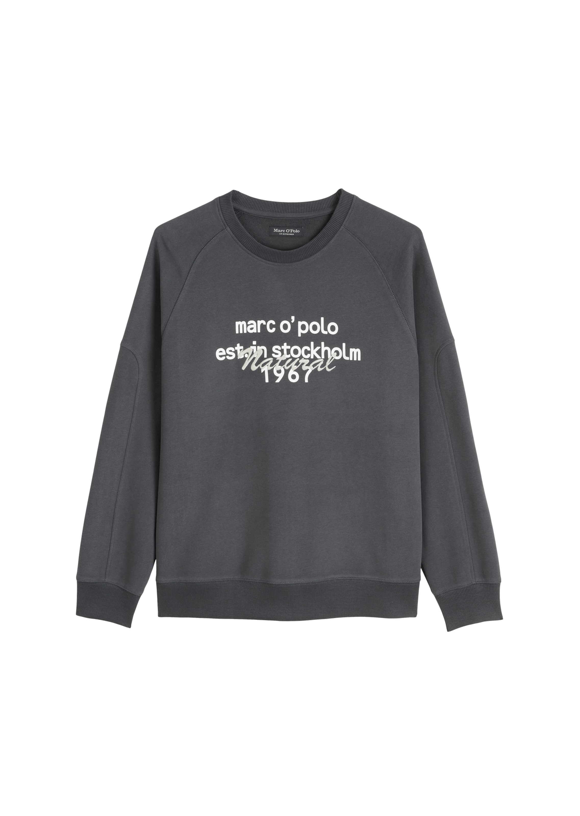 Marc O'Polo Sweatshirt in Schwarz: Vorderseite