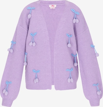MYMO - Casaco de malha em roxo: frente