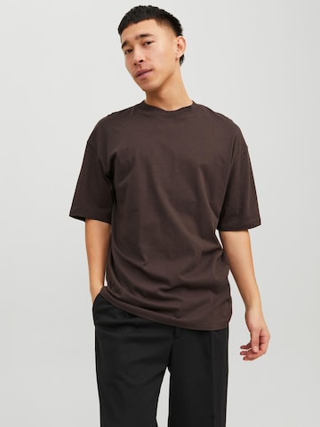 JACK & JONES Shirt in Brown: front