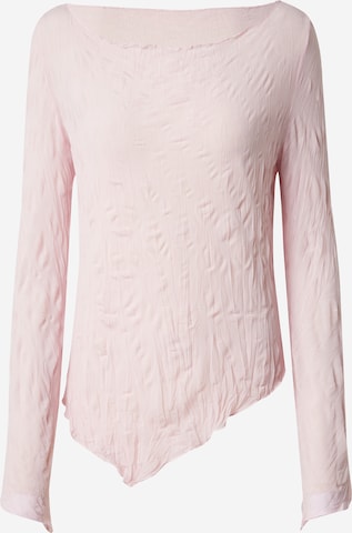 ABOUT YOU x Toni Garrn - Camisa 'Dana' em rosa: frente