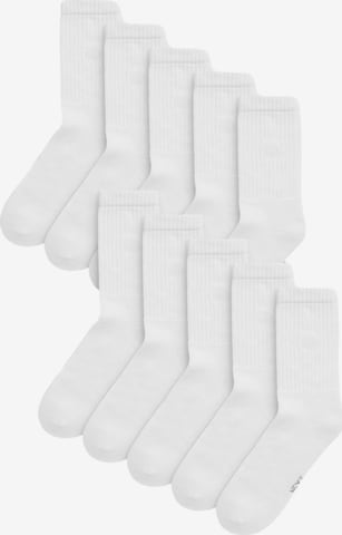 Next Socken in Weiß: Vorderseite