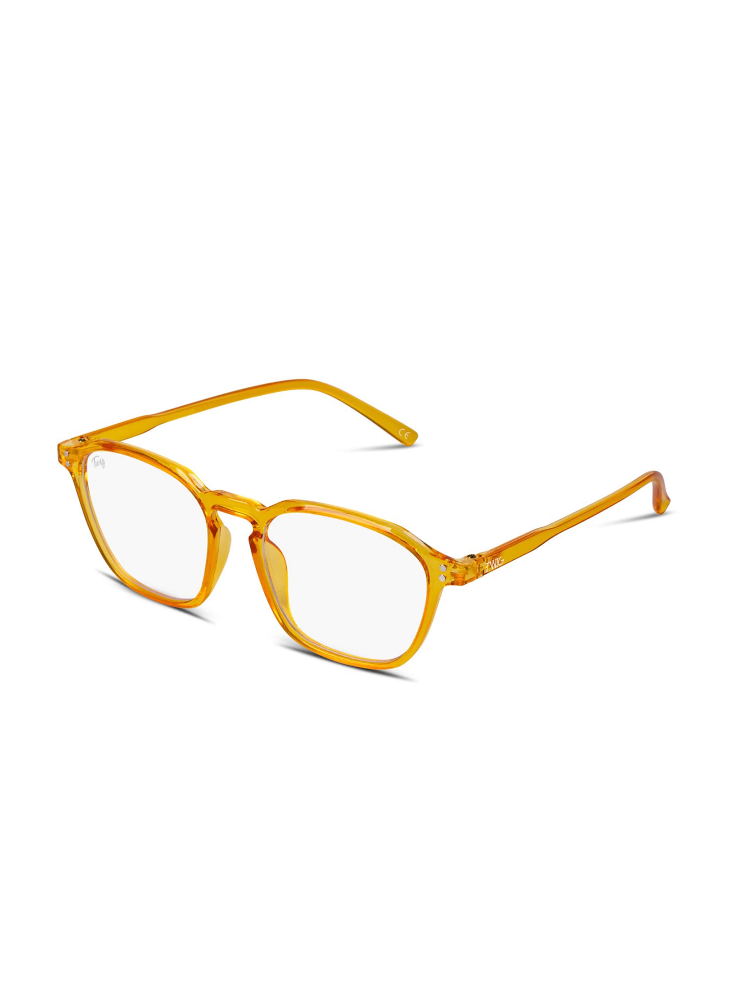 TWIG Concept Milano Glasses 'Baudry' in Orange: front