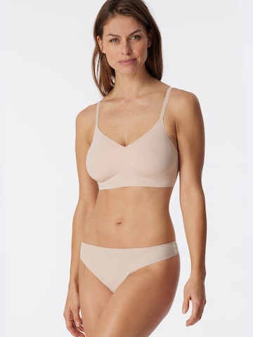 SCHIESSER Bustier BH ' Invisible Soft Padded ' in Beige