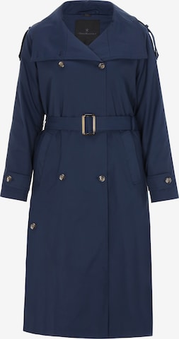 DreiMaster Klassik - Sobretudo meia-estação em azul: frente