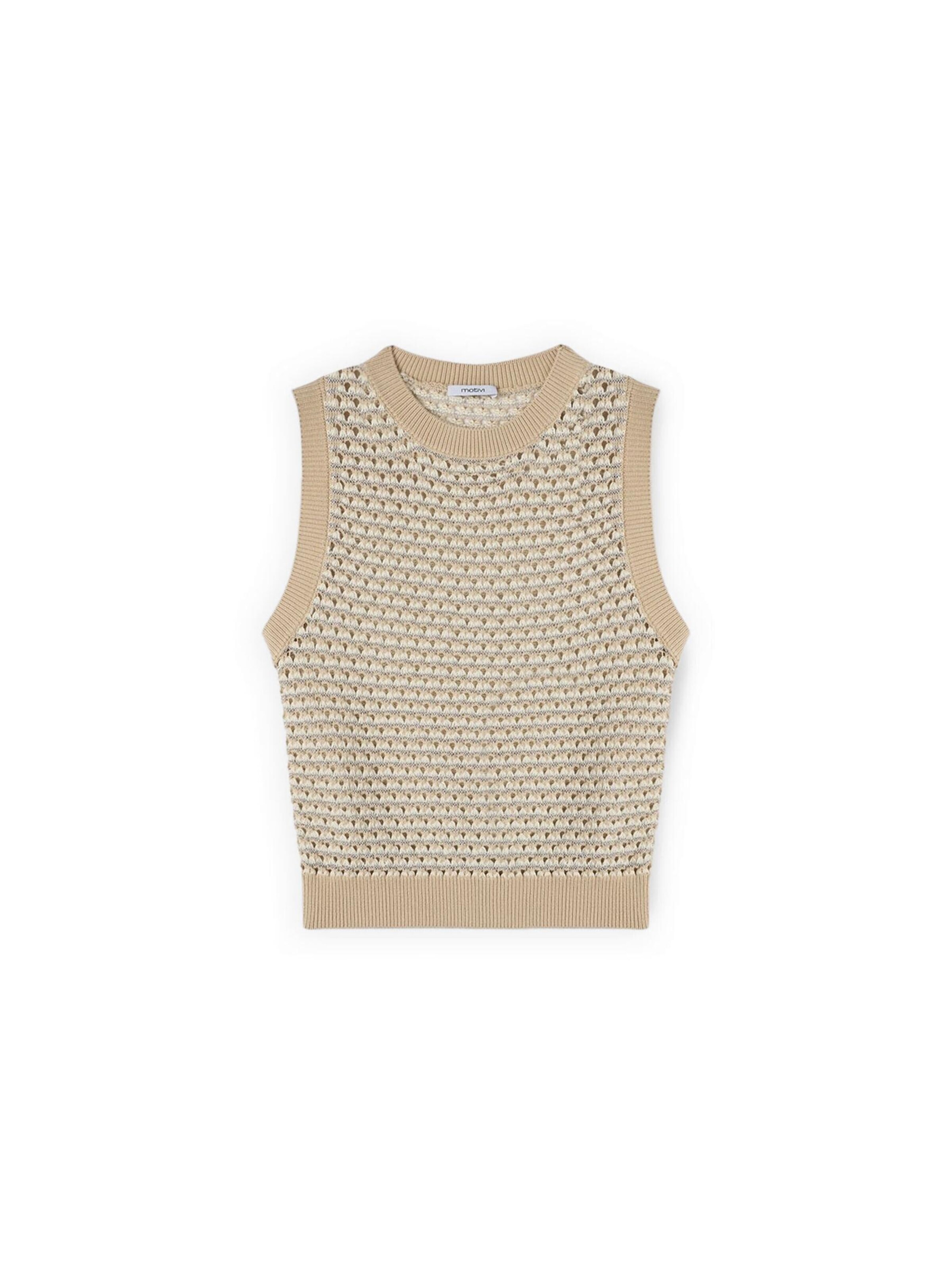 MOTIVI - Jersey en beige: frente