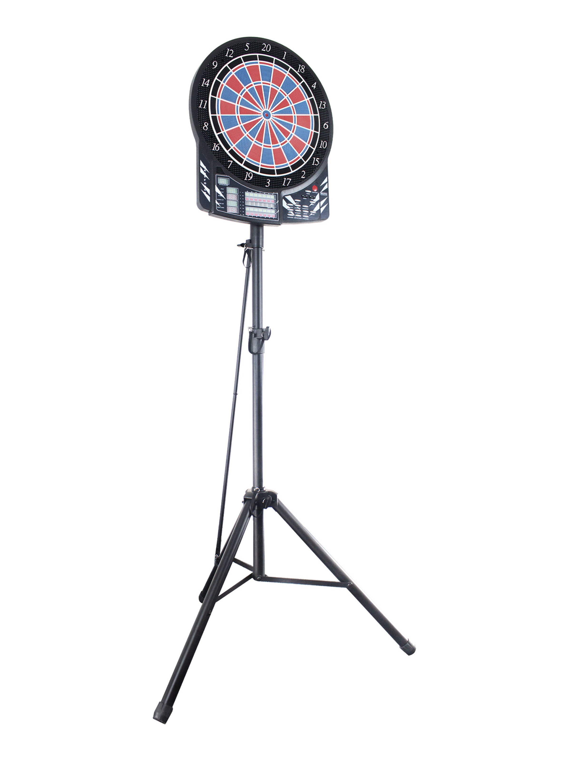 BULL'S Dartständer ' Vibex Mobile Dartboardständer Dartscheibe Transportabel Freistehend ' in Schwarz: Vorderseite