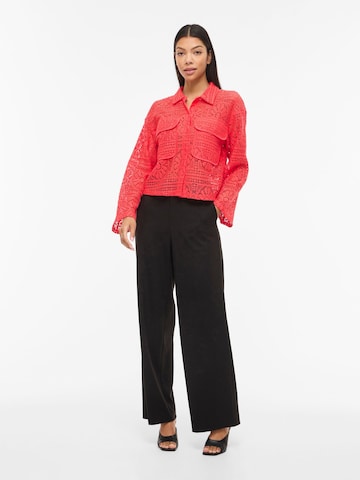 VILA Knit Cardigan 'VIMerinda' in Pink