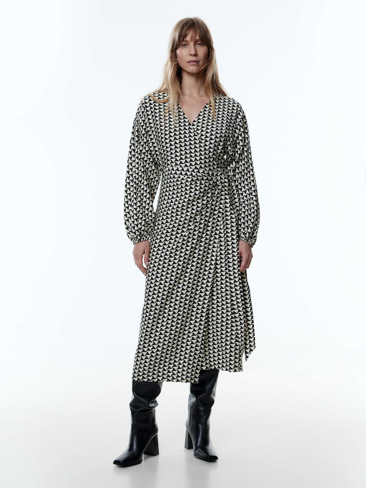 EDITED Producten Jurk 'Oceane' Zwart