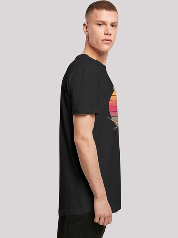 F4NT4STIC Shirt 'Disney König der Löwen Timon Sunset' in Zwart