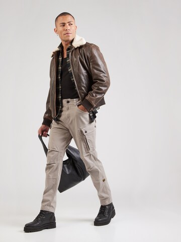 G-STAR Tapered Gargohousut 'Roxic' värissä harmaa