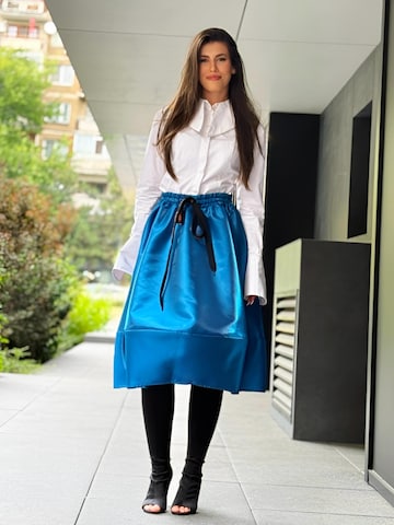 Gonna 'Taffeta Balloon Skirt' di IUnique in blu