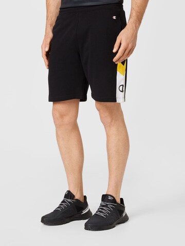 Champion Authentic Athletic Apparel Regular Pants in Black: front