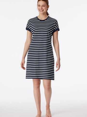 SCHIESSER - Camiseta de noche 'Casual Essentials' en azul: frente