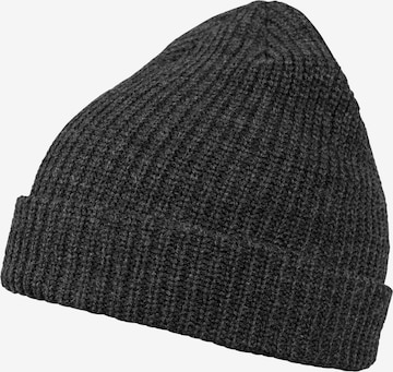 MSTRDS Beanie 'Fisherman' in Black: front