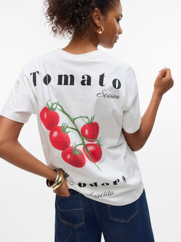 VERO MODA Футболка 'VMAYA CATY' в Белый
