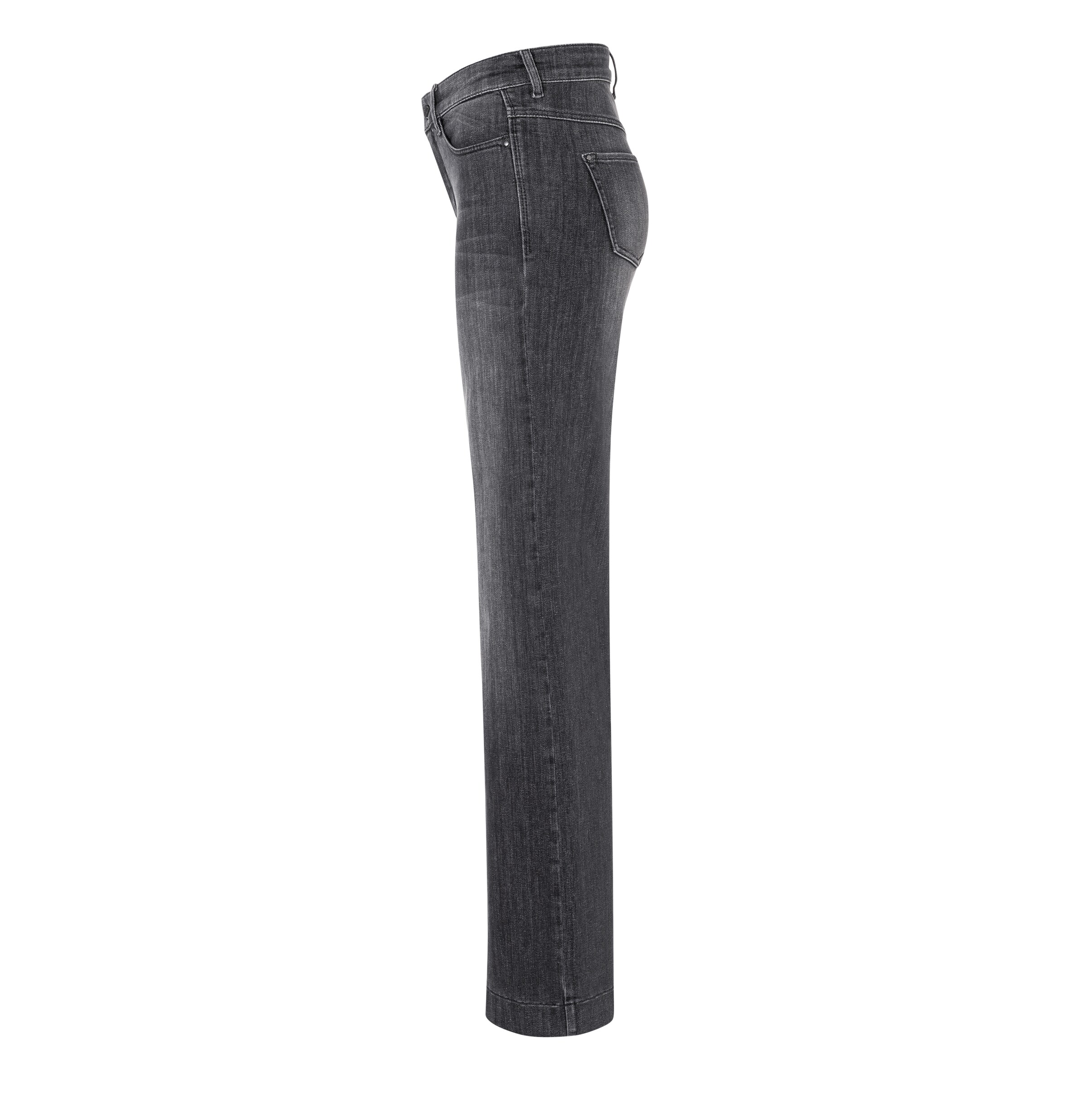 MAC Wide Leg Jeans in Grau