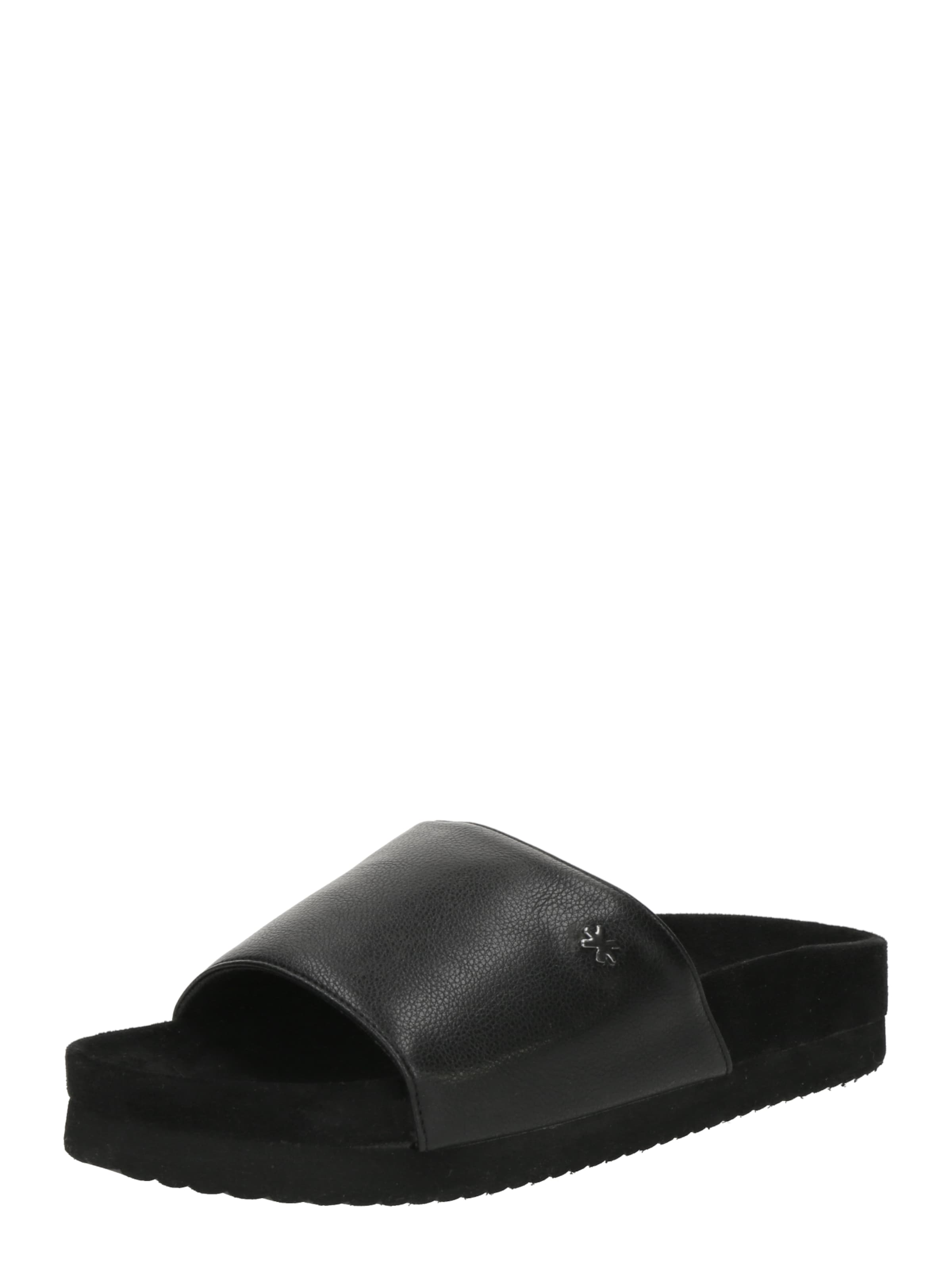 FLIP*FLOP Mules 'Classy Sally' in Black: front