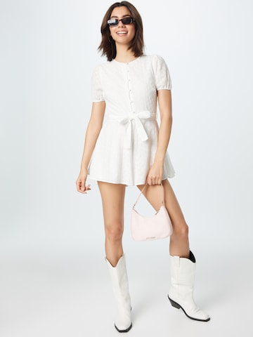 Combinaison Nasty Gal en blanc