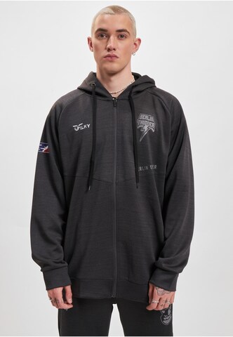 DEF Sweatjacke 'DefShop x European League of Football Berlin Thunder' in Schwarz: Vorderseite