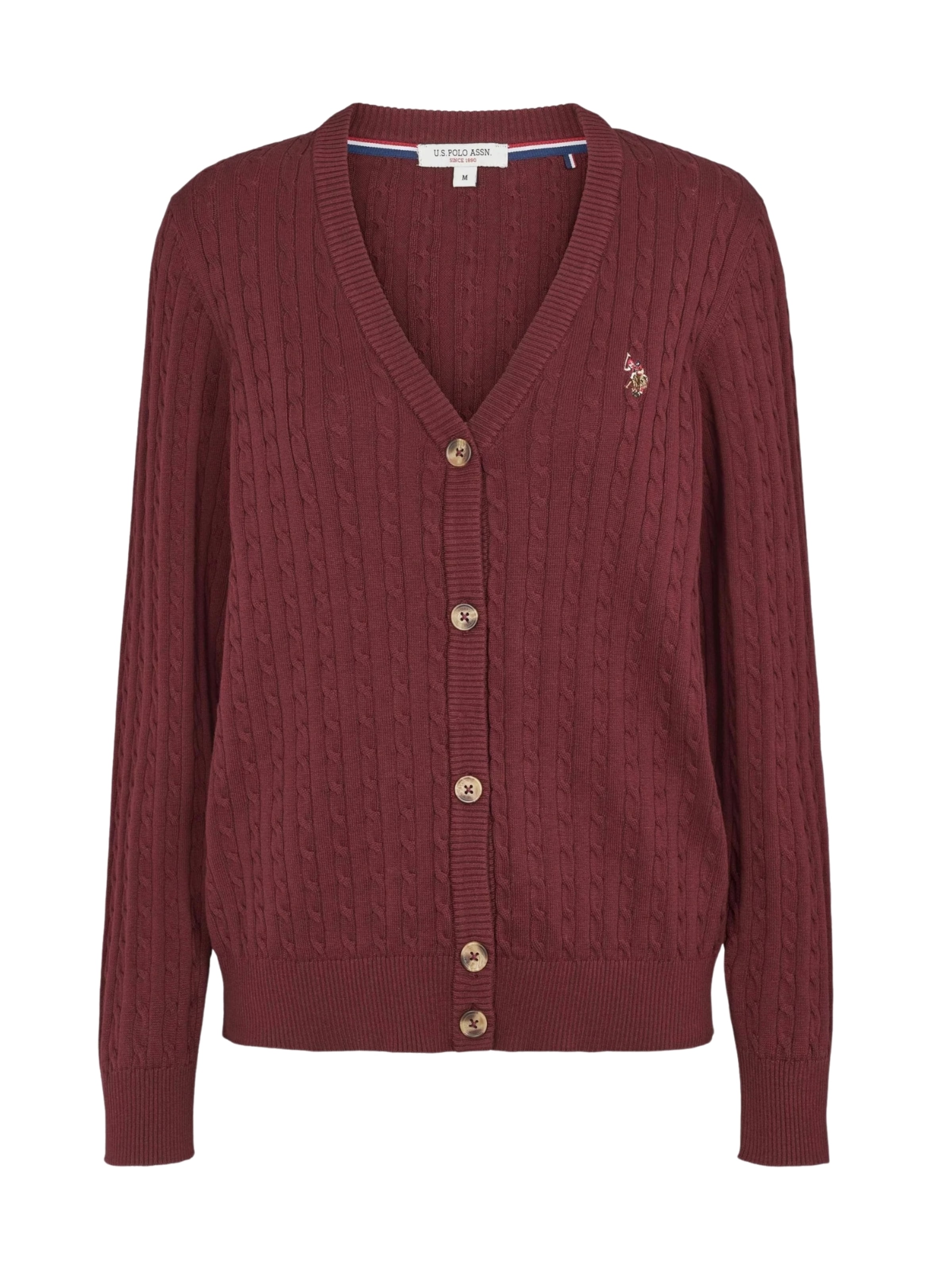 U.S. POLO ASSN. Cardigan 'Gill' i rød: forside