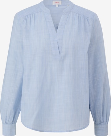 s.Oliver Blouse in Blauw: voorkant