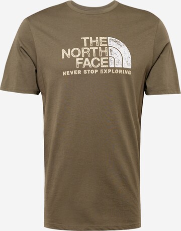 THE NORTH FACE Tričko – šedá: přední strana