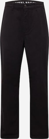 HOMEBOY Tapered Παντελόνι τσίνο 'X-TRA SWARM CHINO' σε μαύρο: μπροστά